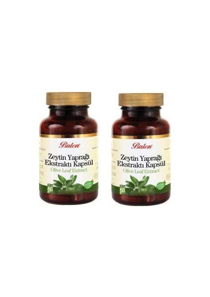 Zeytin Yaprağı Ekstraktı 60 Kapsül 2 Adet