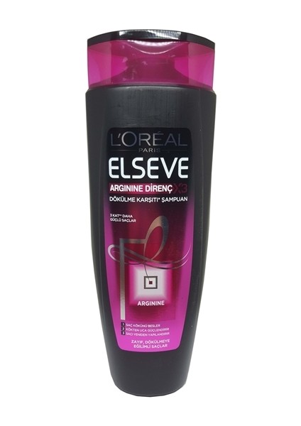 L'Oréal Paris Elseve Şampuan 400 ml Arginine Direnç x3