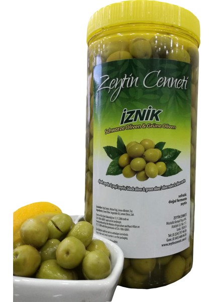 Hakiki Köy Kırma Yeşil Zeytin 1 kg