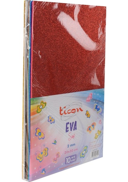Eva Simli 2mm 20x30 cm 10 Adet Renkli