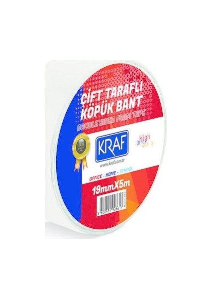 Çift Tarafli Köpük Bant 19Mmx5M 5019G