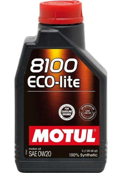 8100 Eco Lite 0W-20 1 Litre Motor Yağı ( Üretim Yılı: 2023 )