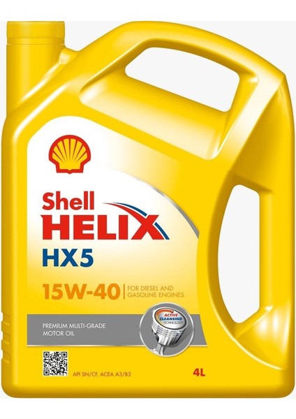Helix HX5 15W-40 4 Litre Motor Yağı (Üretim Yılı: 2024)
