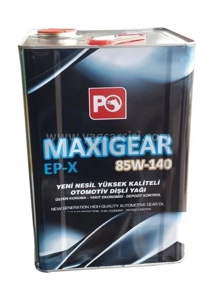 Petrol Ofisi Maxigear Ep-X 85W140 Teneke 16 Kg (18 Litre)