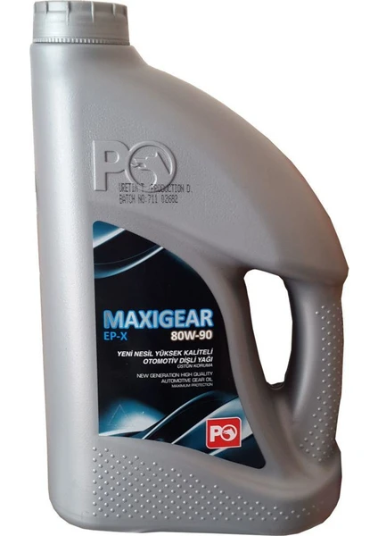 P.Ofisi Maxigear Ep-X 80W90 3 Litre