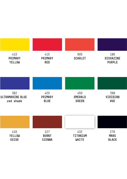 Akrilik Guaj Set 12x22ml modelleri