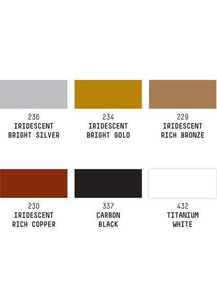 Ink Metalik Renkler Set 6 x 30ml indirimleri