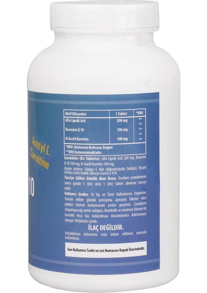 Collagen 1000 mg 90 Tablet Ncs Coenzyme Q-10 100 mg 90 Tablet 2 Ürün Birden indirimleri