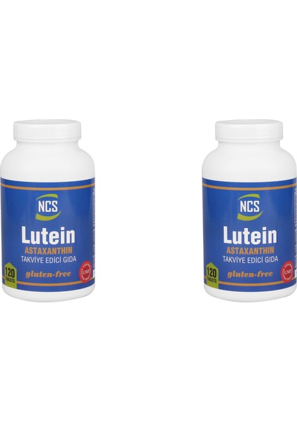 Lutein 15 mg Astaxanthin (Astaksantin) 12 mg 2 Kutu 240 Tablet