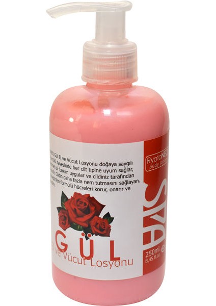 Gül El Ve Vücut Losyonu 250 ml