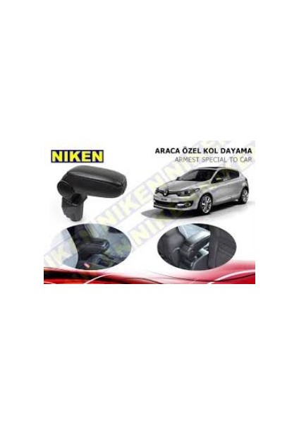 Renault Megane 3 2012 2015 Araca Özel Kol Dayama Niken