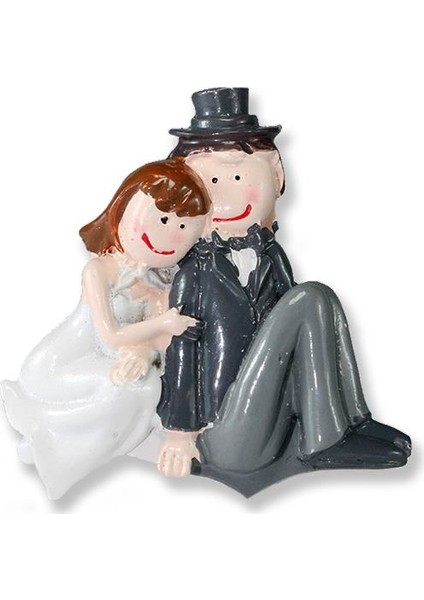 12 Adet Romantik Gelin Damat Biblo