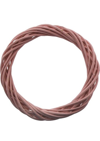 25 cm Kapı Süsü Çelengi Doğal Ahşap