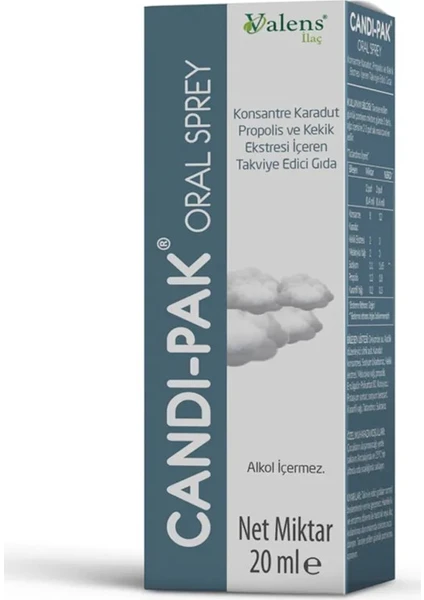 Candi-Pak Ağız İçi Bakım Sprey 20 Ml