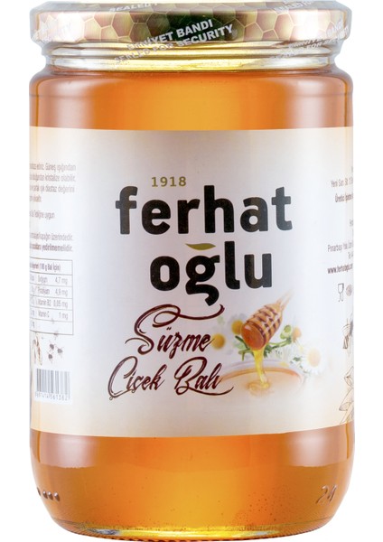 Süzme Çiçek Balı 850 gr