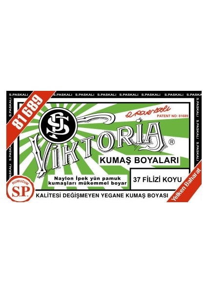 Kumaş Boyası Filizi Koyu 2Pk+Fiske Sabitleme 1Pk fiyatları