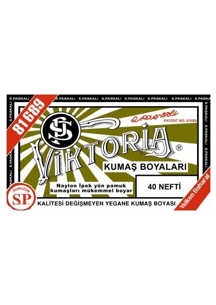 Kumaş Boyası Nefti 2Pk+Fiske Sabitleme 1Pk