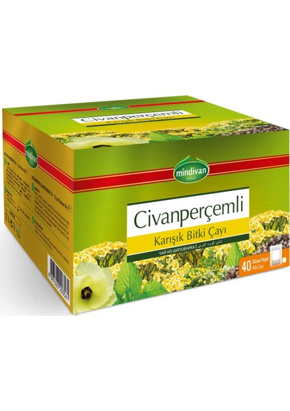 Civan Perçemli Karışık Bitki Çayı 40 Süzen Poşet
