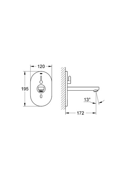 Fotoselli Lavabo Bataryası Duvardan Ank.Elektrikli 36315000 fiyatları