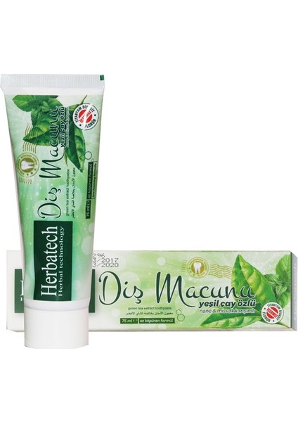 Yeşil Çay Özlü Diş Macunu