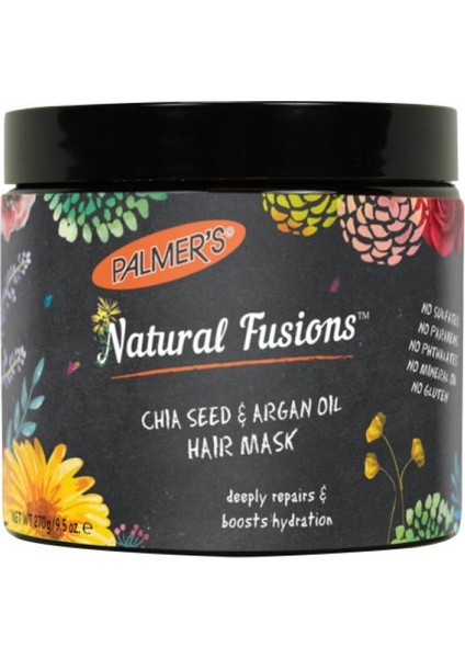 Natural Fusions Chia Seed & Argan Oil Hair Mask 270 ml