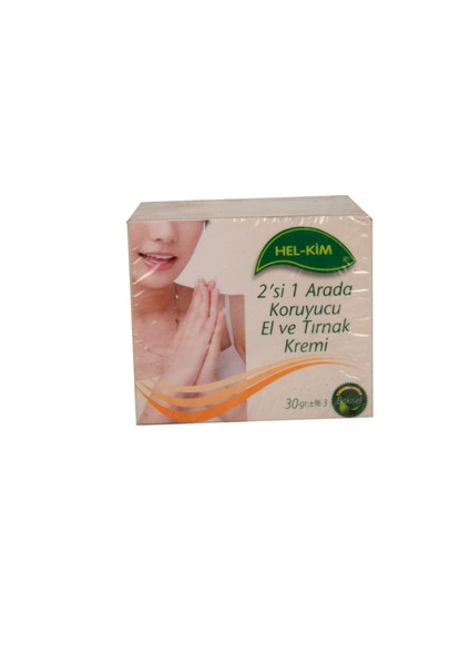 Hel Kim 2'Si 1 Arada Koruyucu El Ve Tırnak Kremi 30gr