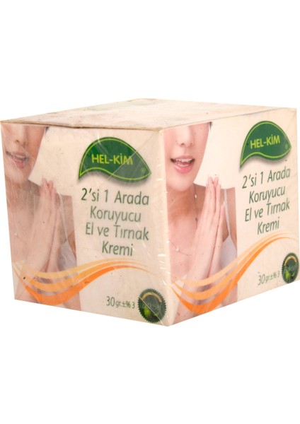 Hel Kim 2'Si 1 Arada Koruyucu El Ve Tırnak Kremi 30gr fiyatları