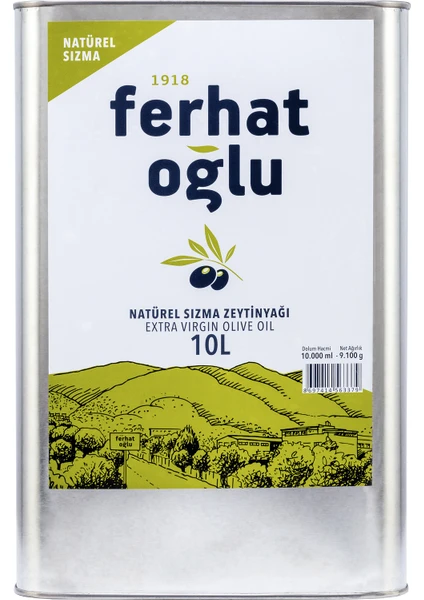 Naturel Sızma 10 lt Zeytinyağı