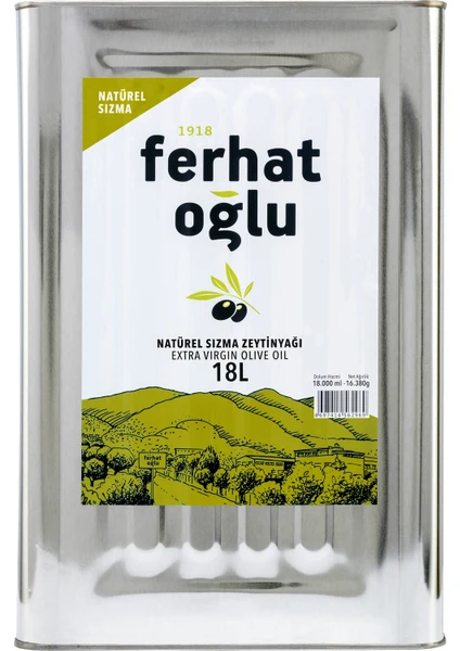 Naturel Sızma 18 lt Zeytinyağı