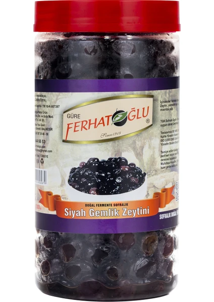 Siyah Gemlik Zeytin 1 kg