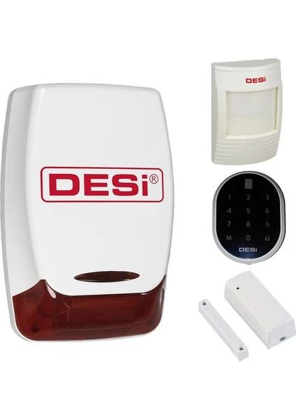 Desi Midline Plus Tuş Takımlı (Keypad) Alarm Sistemi