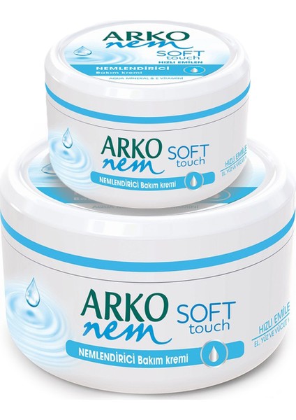 Nem Soft Touch Nemlendirici Bakım Kremi 300 ml & 100 ml Fırsat Paketi