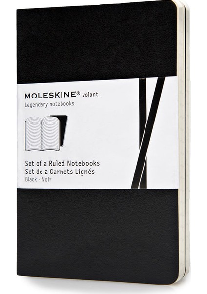 Volant Defter Siyah Çizgili Cep Boy 80Sy Qp711A00F