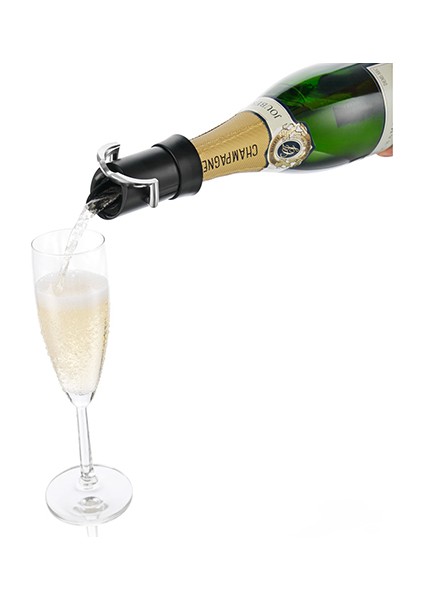 Şampanya Koruyucu Ve Servis Ağızlığı / Siyah fiyatları