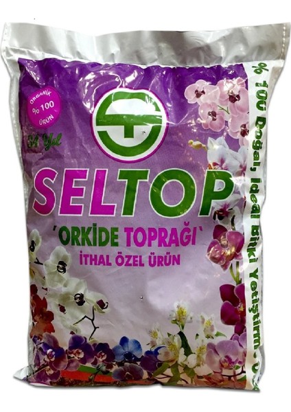 3 Lt İthal Orkide Toprağı Seltop