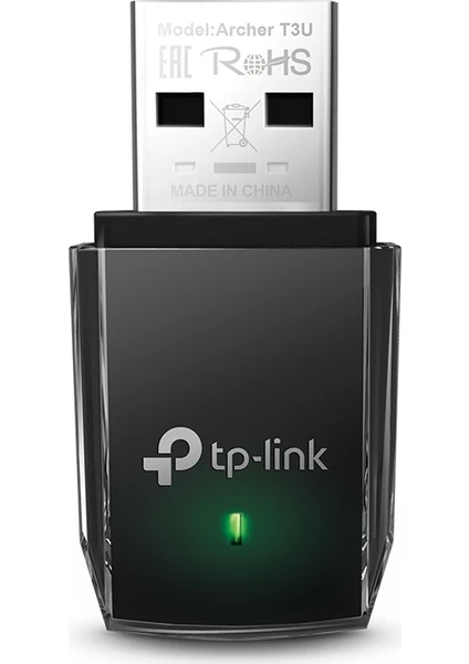 TP-Link Archer T3U, AC1300 Mbps, Çift Bant, USB 3.0, MU-MIMO, Mini Wi-Fi 5 USB Adaptör