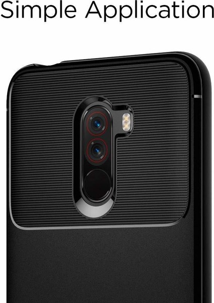 Xiaomi Pocophone F1 Kılıf Rugged Armor Matte Black - S23CS25224