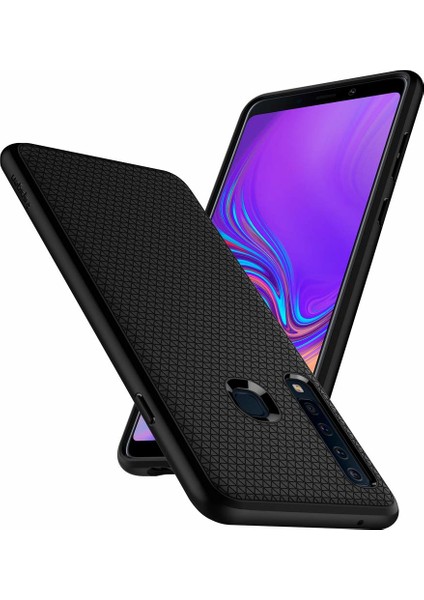 Samsung Galaxy A9 (2018) Kılıf Liquid Air Matte Black - 607CS25533