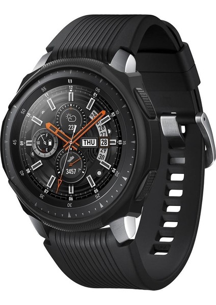 Samsung Galaxy Watch (46mm) ile Uyumlu Kılıf Liquid Air Black 603CS25100