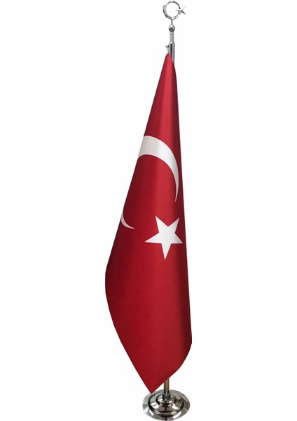 Makam Türk Bayrağı Telalı Simsiz 100X150