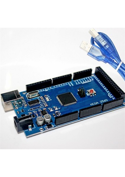Arduino Mega 2560 R3 Klon - CH340 USB Çip + USB Kablo