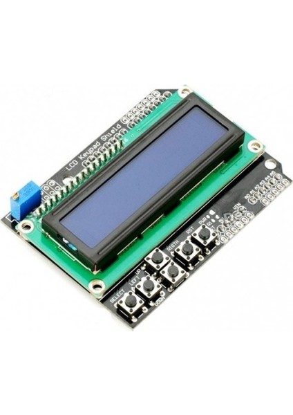 16x2 LCD Ekran ve Tuş Takımı - 1602 LCD Keypad Shield