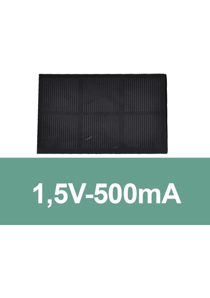 1,5V-500mA Güneş Paneli Solar Panel