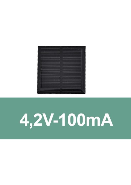 4,2V-100mA Güneş Paneli Solar Panel