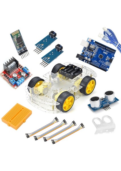 Arduino Süper Combo 4WD Araç Seti Bluetooth