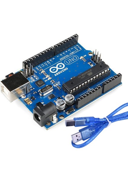 Arduino UNO R3 Dip Klon - USB Çip + USB Kablo