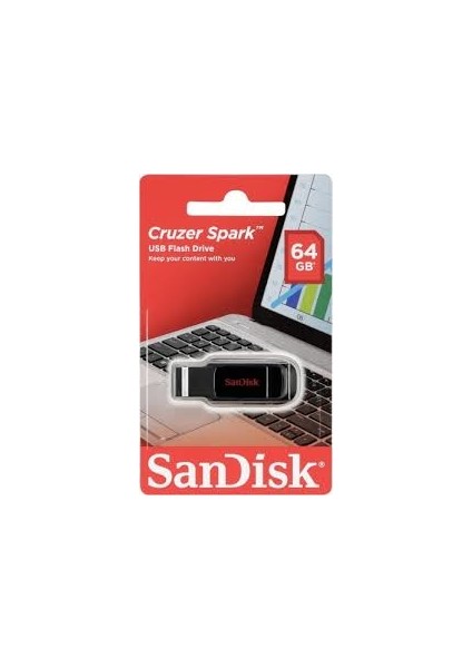 Cruzer Spark 64GB USB 2.0 USB Bellek SDCZ61-064G-G35