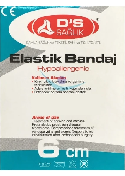 Damla Sağlık Ten Rengi Tıbbi Elastik Bandaj 6cm