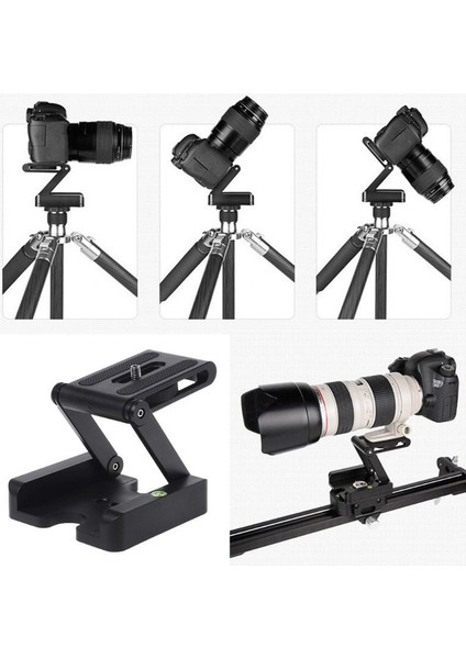 Tripod İçin Z Plate Pan & Tilt Flex Head Z Kafa Kamera Standı