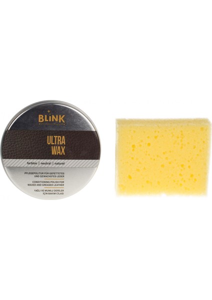 Blink Ultra Wax Yağlı ve Mumlu Deriler İçin 125 ML Bakım Cilası